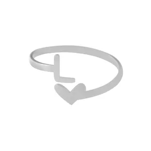 انگشتر نقره زنانه دلی جم طرح  L کد D 521