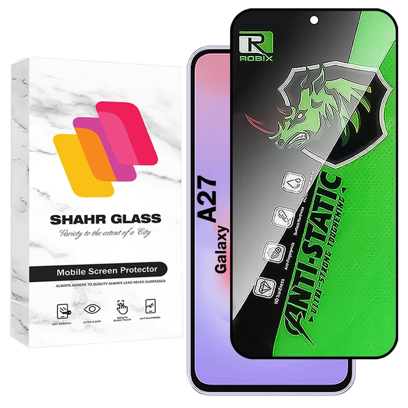 محافظ صفحه نمایش شهر گلس مدل ROBIXS مناسب برای گوشی موبایل سامسونگ Galaxy A27