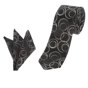 ست کراوات و دستمال جیب مردانه مدل نیوفشن کد 10