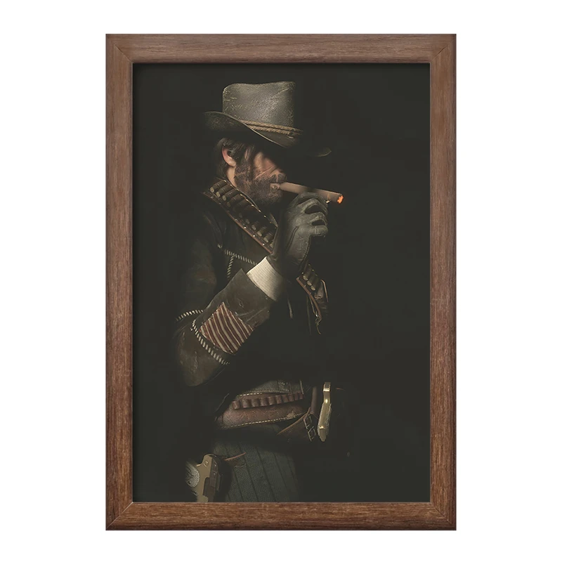 تابلو خندالو طرح رد دد (Red Dead) کد F4459