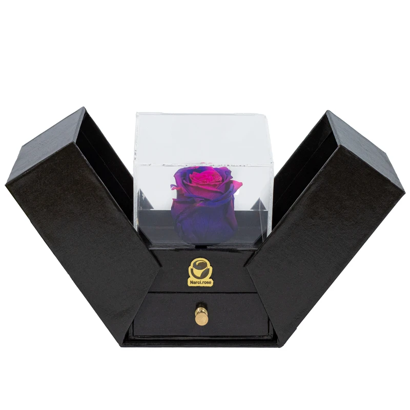 باکس گل رز جاودان مدل رویال کد 606