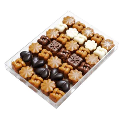 شیرینی برشتوک شکلاتی شیرین شده با شکر قهوه ای - 420 گرم 