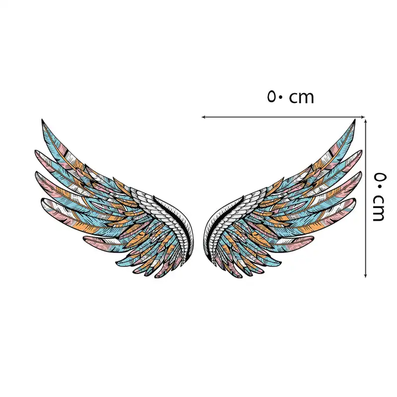 استیکر دیواری طرح بال فرشته کد 10