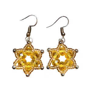 گوشواره آویز زنانه مدل ستاره 