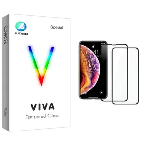Junbo Viva Glass Screen Protector For Apple  iPhone X/XS Pack Of 2