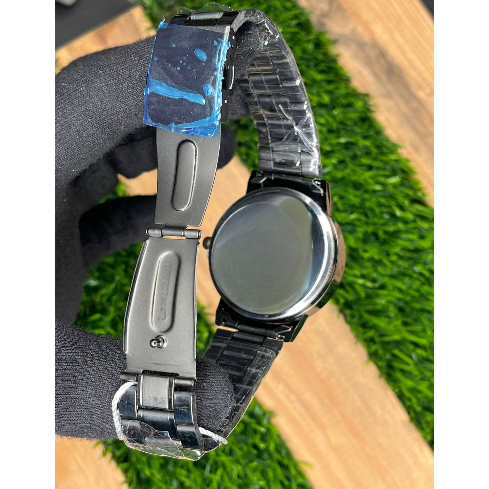 ساعت مچی عقربهای کوارتز مردانه بین باند مدل اسپرت صفحه رینگ چرخان کد BN001 - - 4