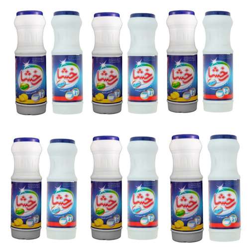 پودر کفشوی رخشا مدل A.B حجم 500 گرم بسته 12 عددی