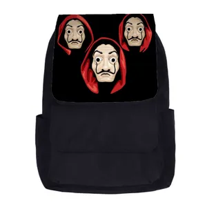 کوله پشتی بچگانه مدل money heist کدkp288