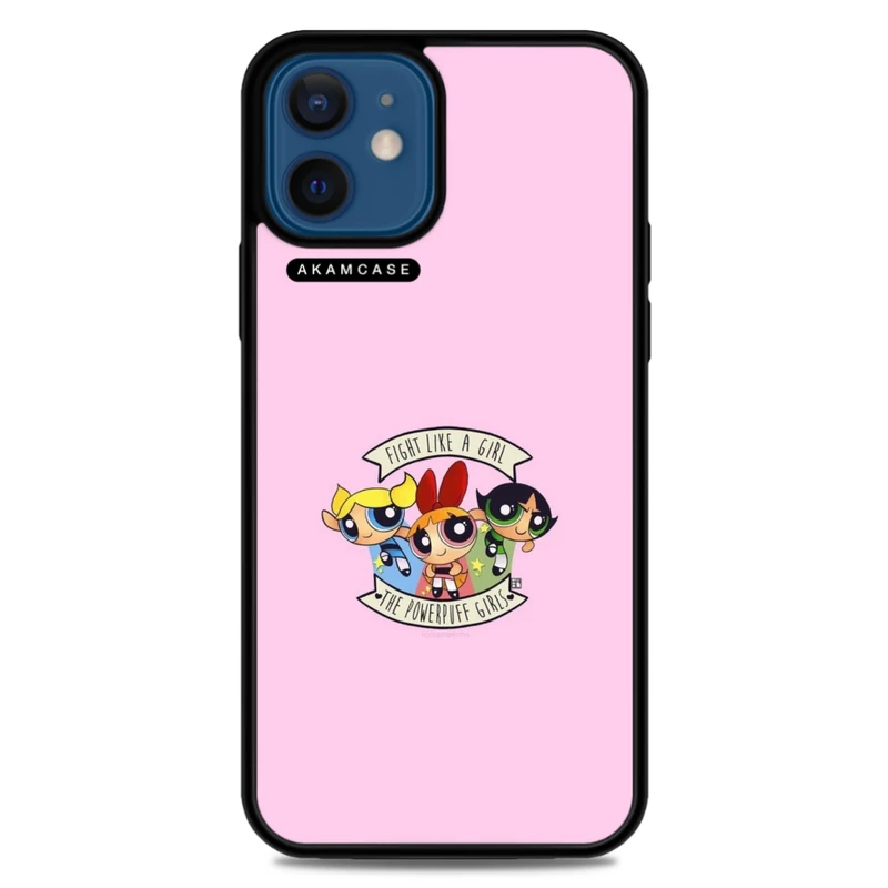 کاور آکام مدل AMCWA12M-POWERPUFF GIRLS16 مناسب برای گوشی موبایل اپل iPhone 12 Mini