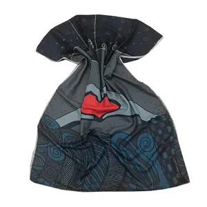 شال زنانه مدل عکسی دور دوخت