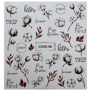 برچسب لنز ناخن مدل DE86