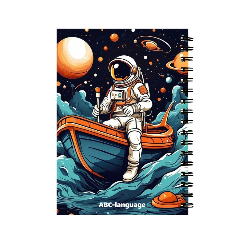 دفتر زبان 60 برگ مدل فضانورد کد 736