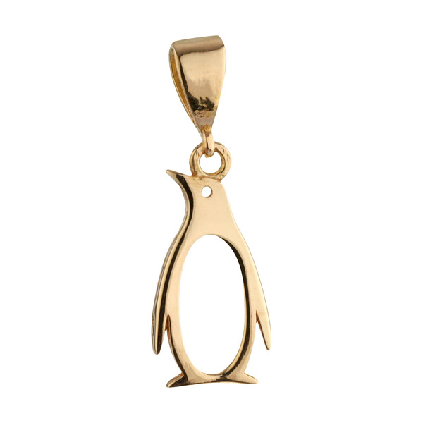 آویز گردنبند طلا 18 عیار زنانه مایا ماهک مدل MM1507 طرح پنگوئن
