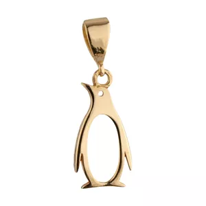 آویز گردنبند طلا 18 عیار زنانه مایا ماهک مدل MM1507 طرح پنگوئن
