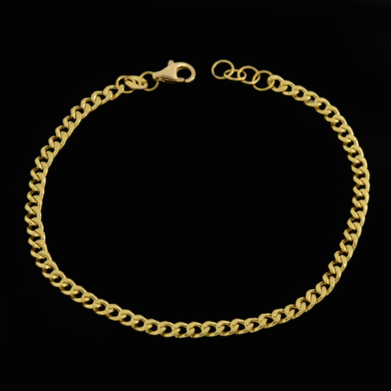 دستبند طلا 18 عیار زنانه طلای مستجابی کد 67093