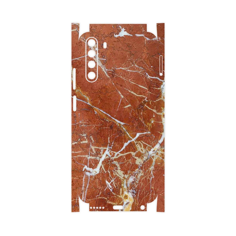 برچسب پوششی ماهوت مدل Red Marble-FullSkin مناسب برای گوشی موبایل جی پلاس X10