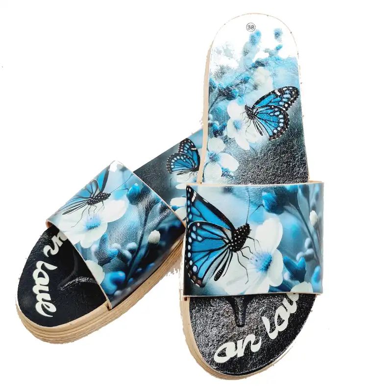 دمپایی زنانه مدل پروانه کد BL-333