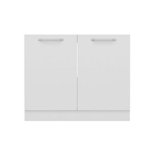 کابینت زیر سینک فلفور کابینت مدل PVC - 100 cm