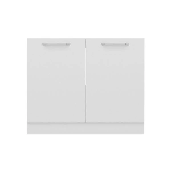کابینت زیر سینک فلفور کابینت مدل PVC - 100 cm