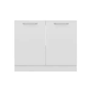 کابینت زیر سینک فلفور کابینت مدل PVC - 100 cm