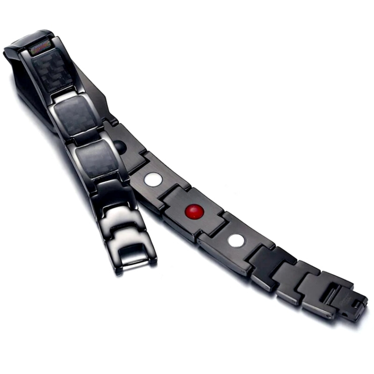 دستبند مغناطیسی مردانه مدل fiber carbon کد x33 دستبند مغناطیسی مردانه مدل fiber carbon کد x33