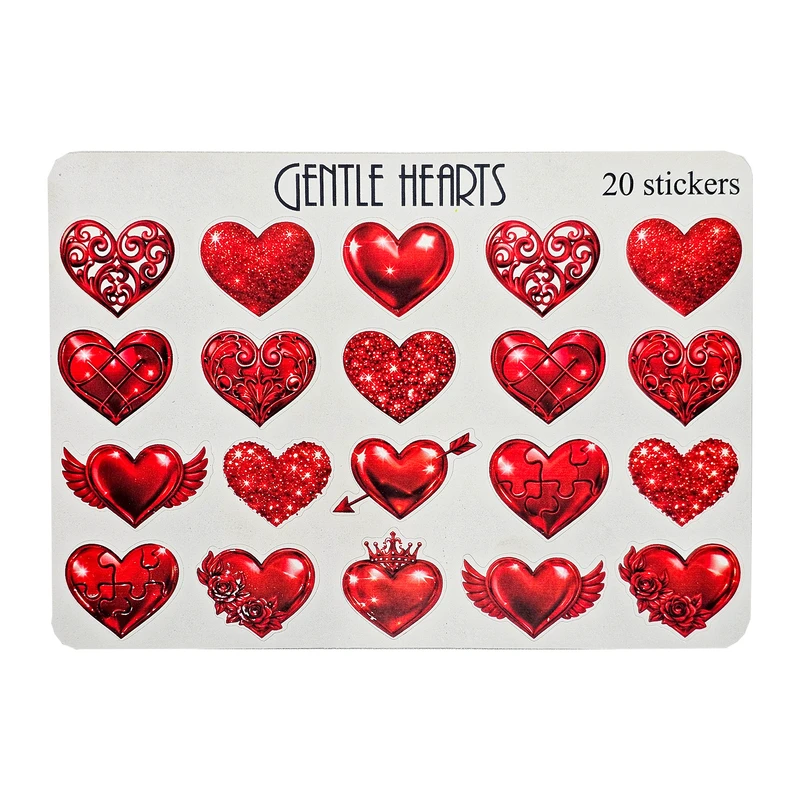 برچسب مدل A5 Gentle Hearts