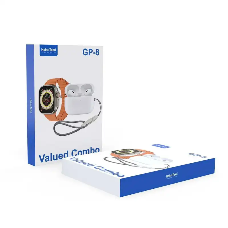 ساعت هوشمند هاینو تکو مدل GP-8 به همراه هندزفری بلوتوثی