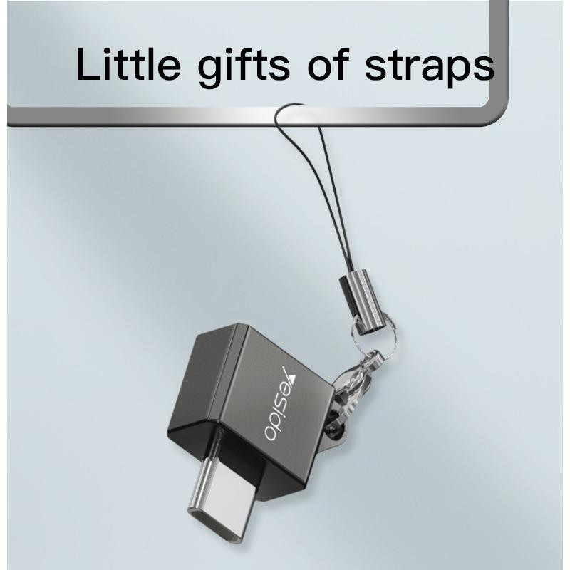 مبدل OTG USB-C به USB یسیدو مدل GS08
