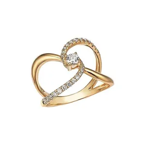 انگشتر طلا 18 عیار زنانه آراقیراتیس کد Ara0246