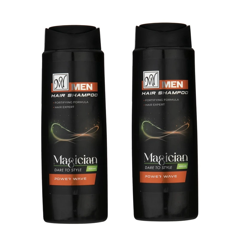 شامپو تقویت کننده مو مای مدل Magician Power Wave حجم 400 میلی لیتر مجموعه 2 عددی
