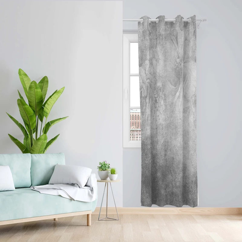 پرده مدل مخمل پانچی کد 5391R z سایز 140x200 سانتی متر