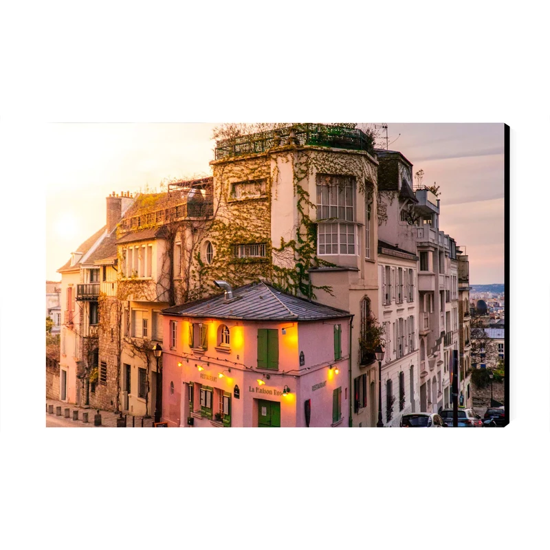 تابلو شاسی عرش طرح گردشگری فرانسه مدل محله مونمارتر Montmartre کد As5703