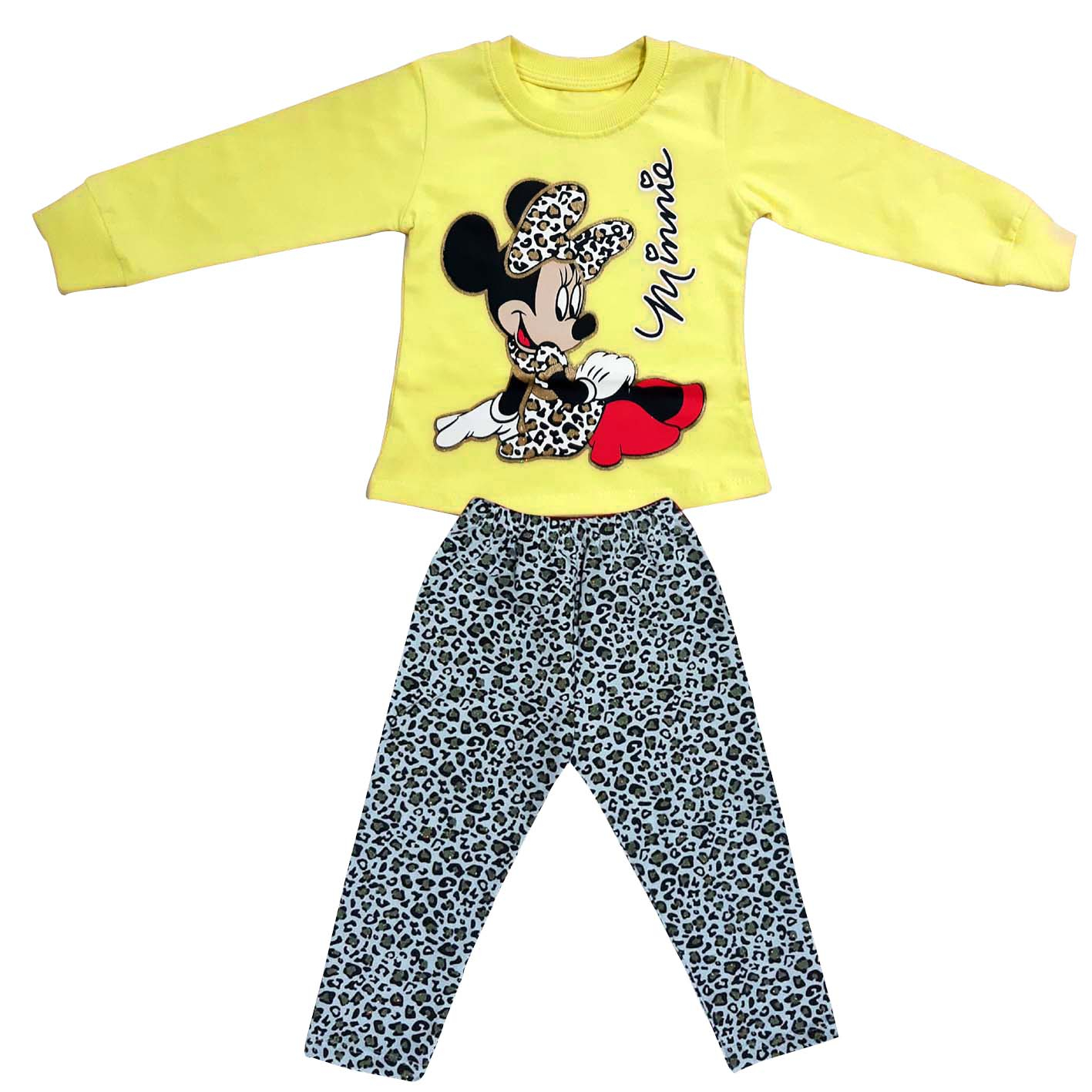 ست تی شرت و شلوار دخترانه مدل بهاره کد 55