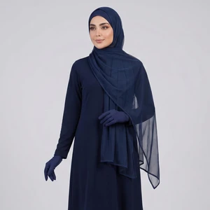 شال زنانه مدل ساده توری فانتزی مهمانی دور نوار دوزی شده تابستانی کد 2