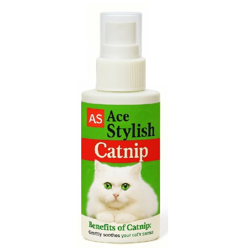 اسپری گربه آس استالیش مدل ACE STYLISH  CATNIP حجم 60 میلیی لیتر