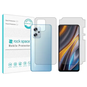 Rockspace transparent screen protector HyGEL model suitable for Xiaomi Poco X4 GT mobile phone with back protector