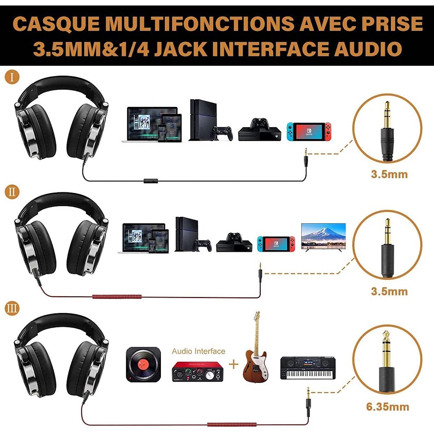 هدفون استودیو وان اودیو مدل Dj studio pro 10 -  - 16