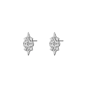 گوشواره نقره زنانه ترمه 1 طرح اسلیمی کد E469