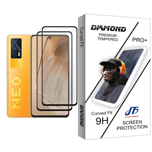 محافظ صفحه نمایش جی اف مدل Diamond Glass MIX002 مناسب برای گوشی موبایل ویوو iQOO Neo5 بسته دو عددی