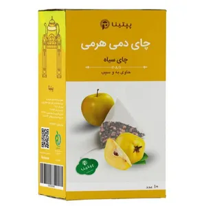چای سیاه کیسه ای حاوی به و سیب پپتنا بسته 10 عددی