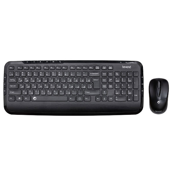 کیبورد و ماوس بی سیم بیاند مدل DESKTOP COMBO BMK 8220 RF