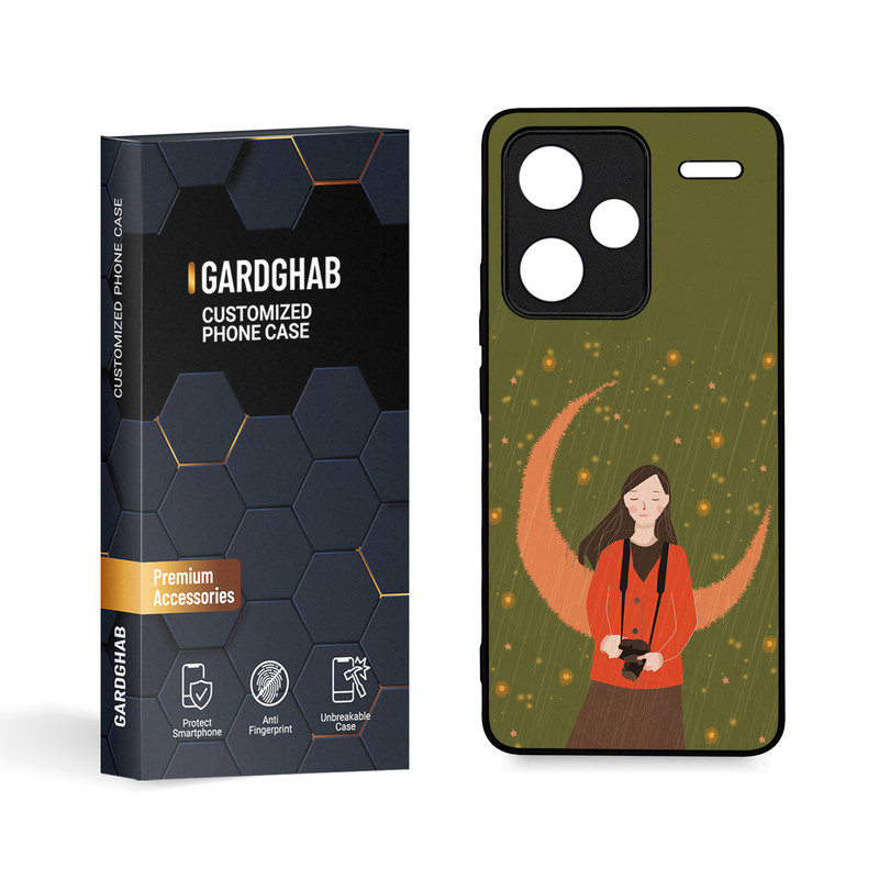 کاور گارد قاب مدل دخترانه مناسب برای گوشی موبایل شیائومی Redmi Note 13 Pro Plus 5G