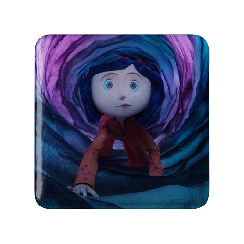 مگنت خندالو طرح کورالاین Coraline  مدل مربعی کد 20768
