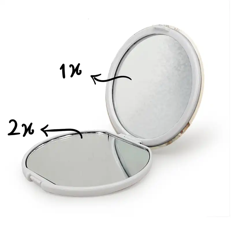 آینه جیبی خندالو طرح چرخ خیاطی مدل تاشو کد 28002