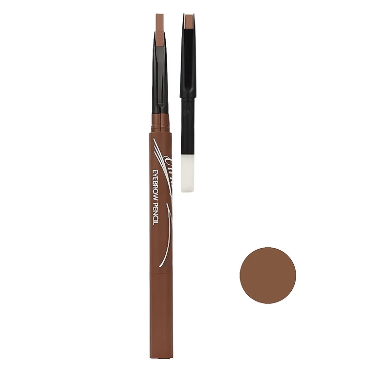 مداد ابرو کوین اند کوکو مدل w123 شماره 01 رنگ قهوه ای به همراه سری یدک 