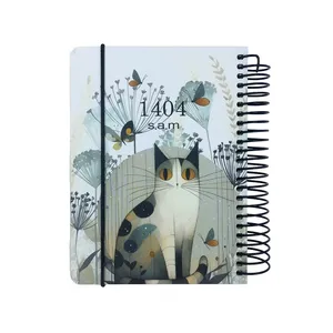 سالنامه سال 1404 سم مدل نیم وزیری طرح گربه