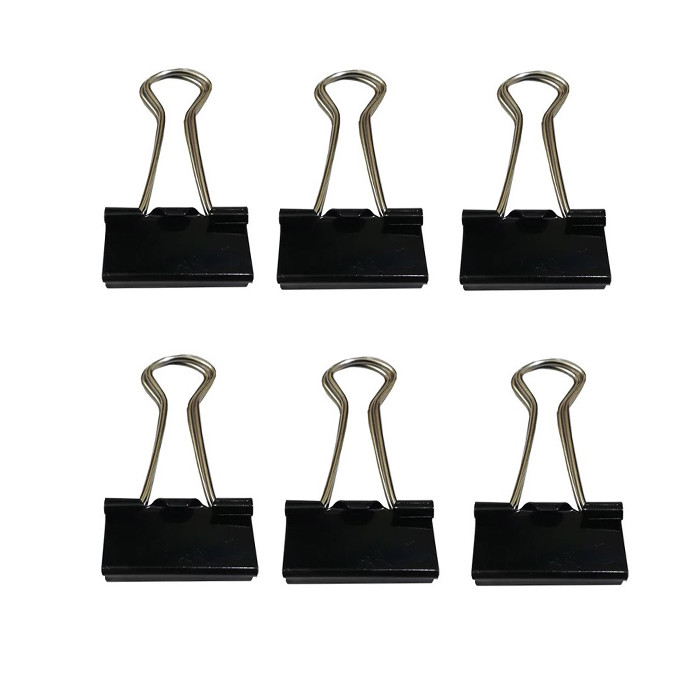 گیره کاغذ مدل دوبل بسته 6 عددی