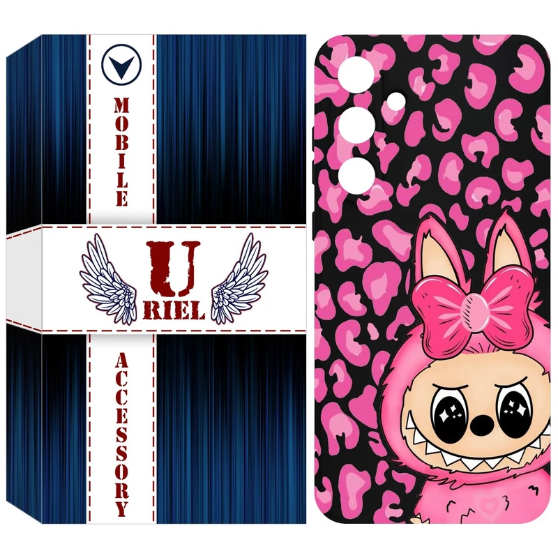 کاور یوریل مدل KSH کد 107 طرح عروسک لبوبو مناسب برای گوشی موبایل سامسونگ Galaxy S24 FE