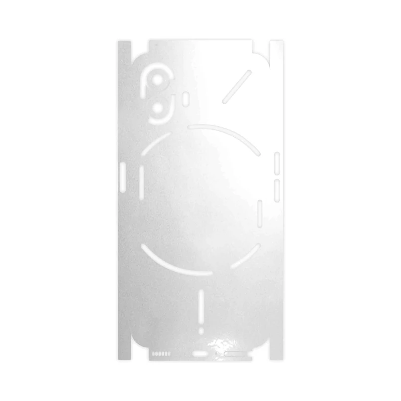 برچسب پوششی ماهوت مدل Metallic-White-FullSkin مناسب برای گوشی موبایل ناتینگ Phone 2