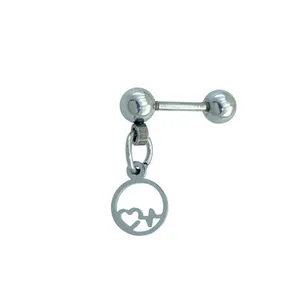 پیرسینگ گوش زنانه ژوپینگ مدل ضربان قلب کد P4090